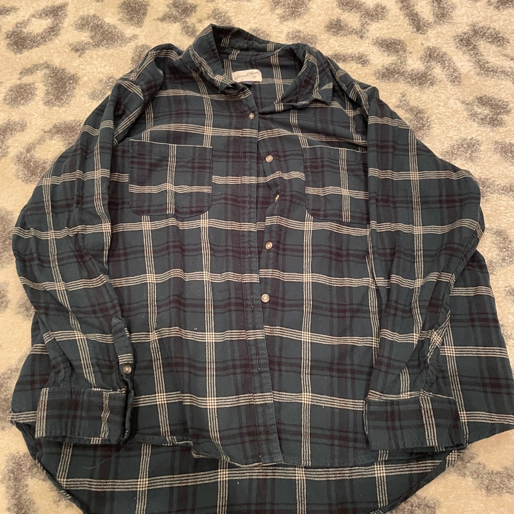 Target green flannel